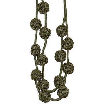 Opus pompom tieback Laurel