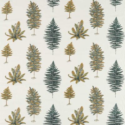 Fernery Embroidery Forest Green