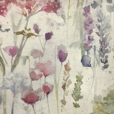 Ilinizas Printed Cotton Fabric Poppy Natural