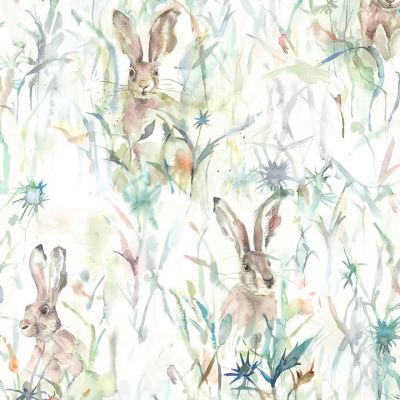 Jackrabbit Printed Cotton Fabric Cream