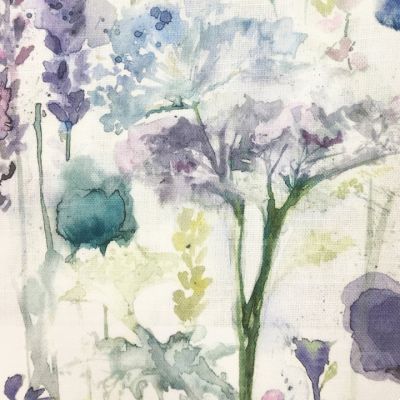 Ilinizas Printed Cotton Fabric Violet
