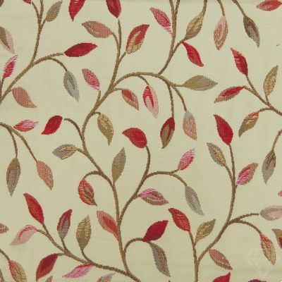 Cervino Woven Jacquard Fabric Red Nut