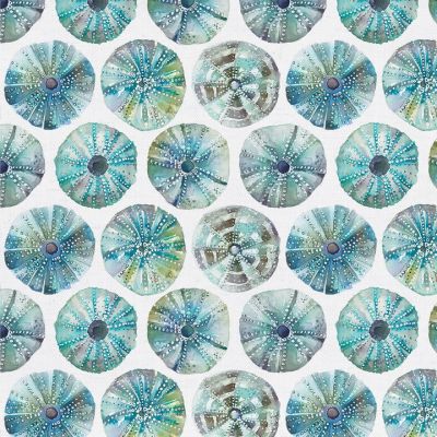 Sea Urchin Printed Cotton Fabric Kelpie