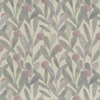 Katsura Printed Cotton Fabric Violet