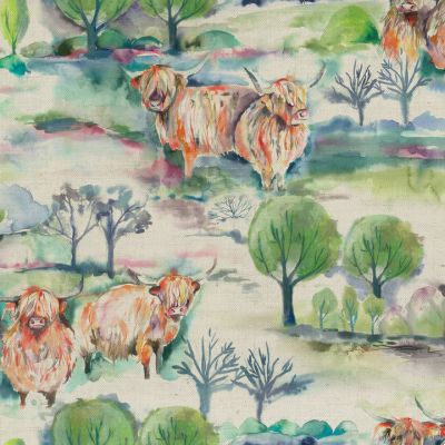 Heilanherd Printed Cotton Fabric Sage