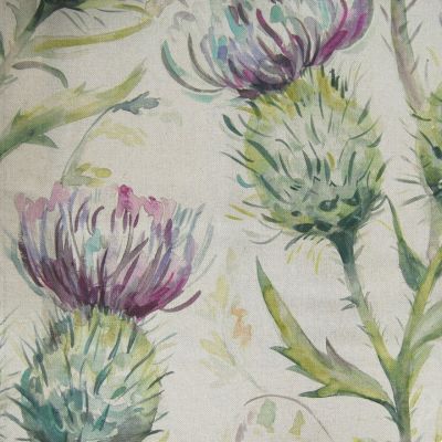 Thistle Glen Printed Linen Fabric Spring