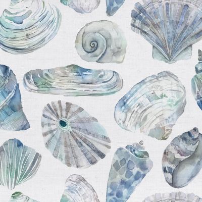Rockpool Printed Cotton Fabric Marine