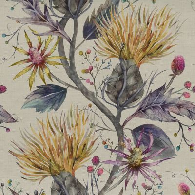 Varys Printed Cotton Fabric Gold
