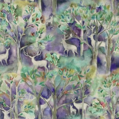 Seneca Forest Printed Cotton Fabric Winter