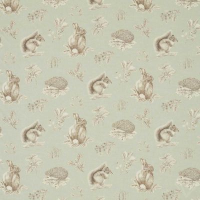Squirrel & Hedgehog Seaspray/Charcoal