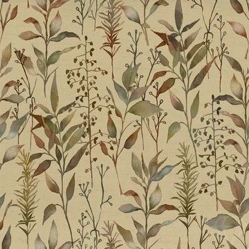 Aberduna Printed Cotton Fabric Mulberry