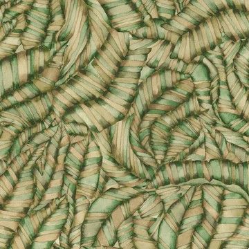 Musa Printed Cotton Fabric Kiwi